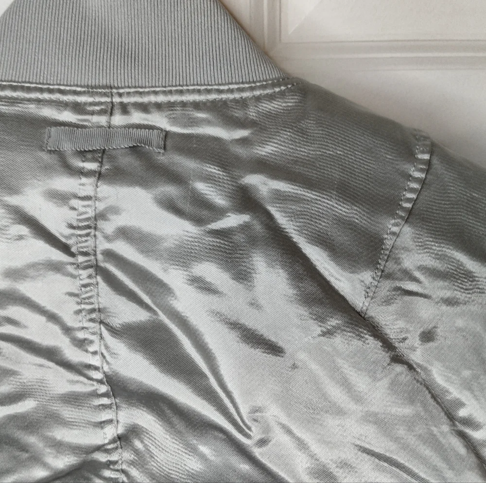 Elizabeth & James Royan Bomber Jacket Metallic Size S